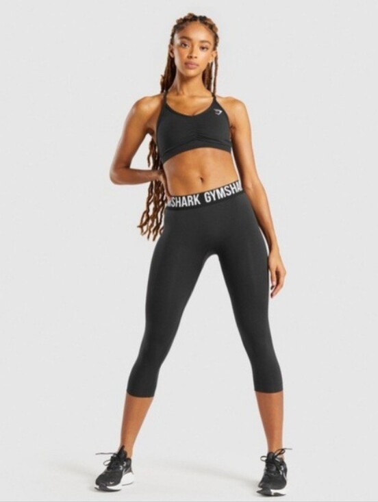 Gymshark Pants - Gymshark High-Waist Black Seamless Leggings